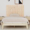 Tête de lit murale 140x3x90 cm Bois massif de pin 