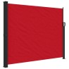 Auvent latéral rétractable rouge 160x300 cm 