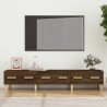 Meuble TV Chêne marron 150x34,5x30 cm Bois d'ingénierie 