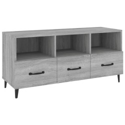 Meuble TV Sonoma gris 102x35x50 cm Bois d'ingénierie 