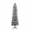 Sapin de Noël artificiel 150 LED et neige floquée 150 cm 