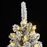 Sapin de Noël artificiel 150 LED et neige floquée 150 cm 