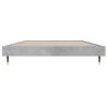 Cadre de lit sans matelas gris béton 90x190 cm 