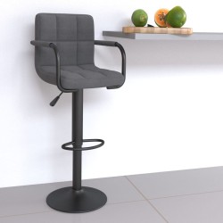 Tabouret de bar Gris clair Tissu 