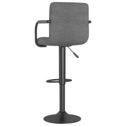 Tabouret de bar Gris clair Tissu 