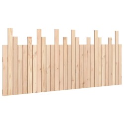 Tête de lit murale 185x3x80 cm Bois massif de pin 
