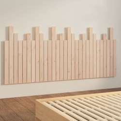 Tête de lit murale 185x3x80 cm Bois massif de pin 