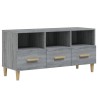 Meuble TV Sonoma gris 102x36x50 cm Bois d'ingénierie 