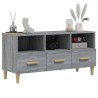 Meuble TV Sonoma gris 102x36x50 cm Bois d'ingénierie 
