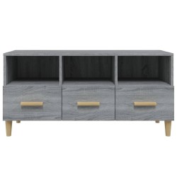 Meuble TV Sonoma gris 102x36x50 cm Bois d'ingénierie 