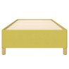 Cadre de lit sans matelas vert 90x190 cm tissu 