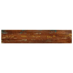 Dessus de table 180x20x3,8cm rectangulaire bois massif récupéré 