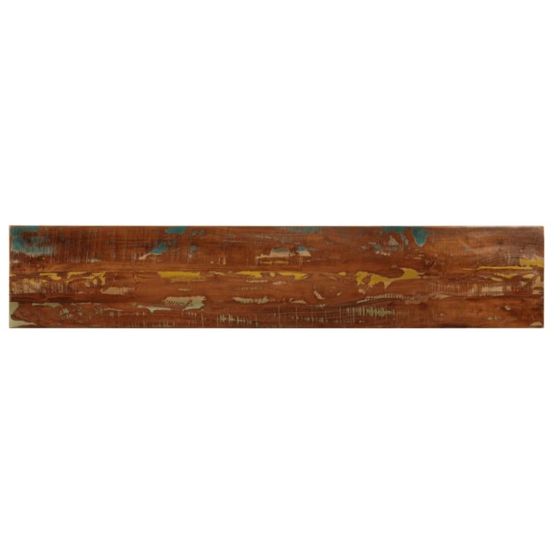 Dessus de table 180x20x3,8cm rectangulaire bois massif récupéré 