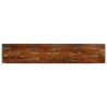 Dessus de table 180x20x3,8cm rectangulaire bois massif récupéré 