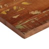 Dessus de table 180x20x3,8cm rectangulaire bois massif récupéré 
