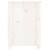 Meuble TV Blanc 103x36,5x52 cm Bois de pin massif 