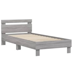 Cadre de lit sans matelas avec tête de lit 90x200 cm 