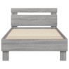 Cadre de lit sans matelas avec tête de lit 90x200 cm 