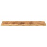 Dessus de table rectangulaire bois massif de manguier brut 