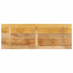 Dessus de table rectangulaire bois massif de manguier brut 