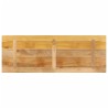 Dessus de table rectangulaire bois massif de manguier brut 
