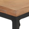 Table console 110x35x75 cm Bois d'acacia massif 