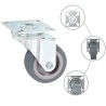24 pcs Roulettes pivotantes 50 mm 