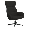 Chaise de relaxation Noir Velours 