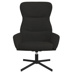 Chaise de relaxation Noir Velours 