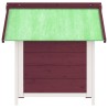 Chenil moka 65x65x61,5 cm bois de pin solide 