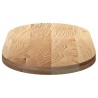 Dessus de table 100x50x4 cm bois de chêne massif ovale 