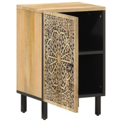 Armoire de salle de bain 38x33x58 cm bois massif de manguier 