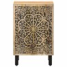 Armoire de salle de bain 38x33x58 cm bois massif de manguier 