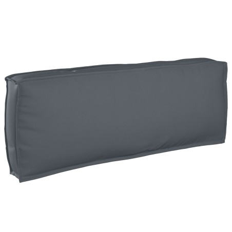 Ensemble de Coussins de Palette 3 Pièces en Tissu Oxford Anthracite 