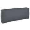 Ensemble de Coussins de Palette 3 Pièces en Tissu Oxford Anthracite 