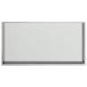 Niche de douche argenté brossé 62x32x9 cm acier inoxydable 