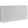 Niche de douche argenté brossé 62x32x9 cm acier inoxydable 