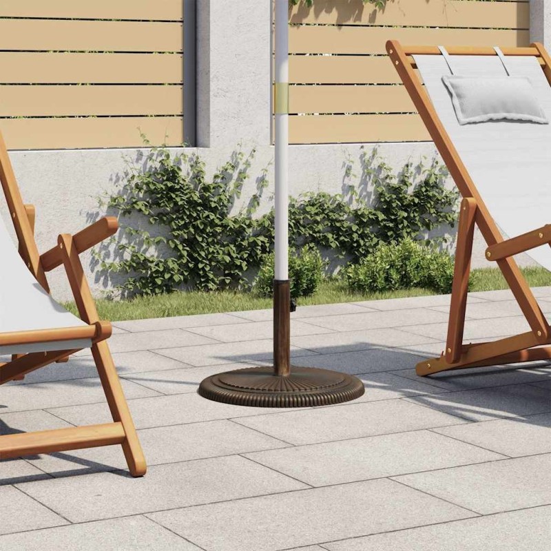 Socle de parasol Bronze 45x45x30 cm Fonte Socle de parasol Bronze 45x45x30 cm Fonte