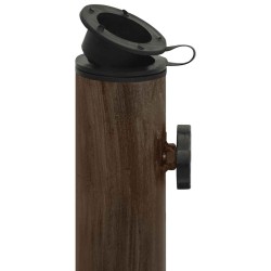 Socle de parasol Bronze 45x45x30 cm Fonte 