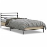 Cadre de lit sans matelas chêne sonoma 100x200 cm 
