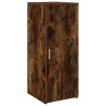 Armoire de rangement chêne fumé 40x45x103,5cm bois d'ingénierie 