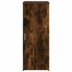 Armoire de rangement chêne fumé 40x45x103,5cm bois d'ingénierie 