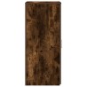 Armoire de rangement chêne fumé 40x45x103,5cm bois d'ingénierie 