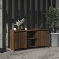 Meuble TV Chêne marron 102x37,5x52,5 cm Bois d'ingénierie 