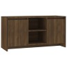 Meuble TV Chêne marron 102x37,5x52,5 cm Bois d'ingénierie 