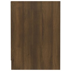 Meuble TV Chêne marron 102x37,5x52,5 cm Bois d'ingénierie 