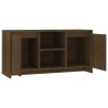 Meuble TV Chêne marron 102x37,5x52,5 cm Bois d'ingénierie 