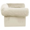 Canapé pour chien avec tiroir Crème 75x50x38 cm Peluche 