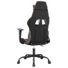 Chaise de jeu de massage Noir et orange Similicuir 
