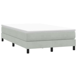 Sommier à lattes de lit sans matelas gris clair 120x220cm 